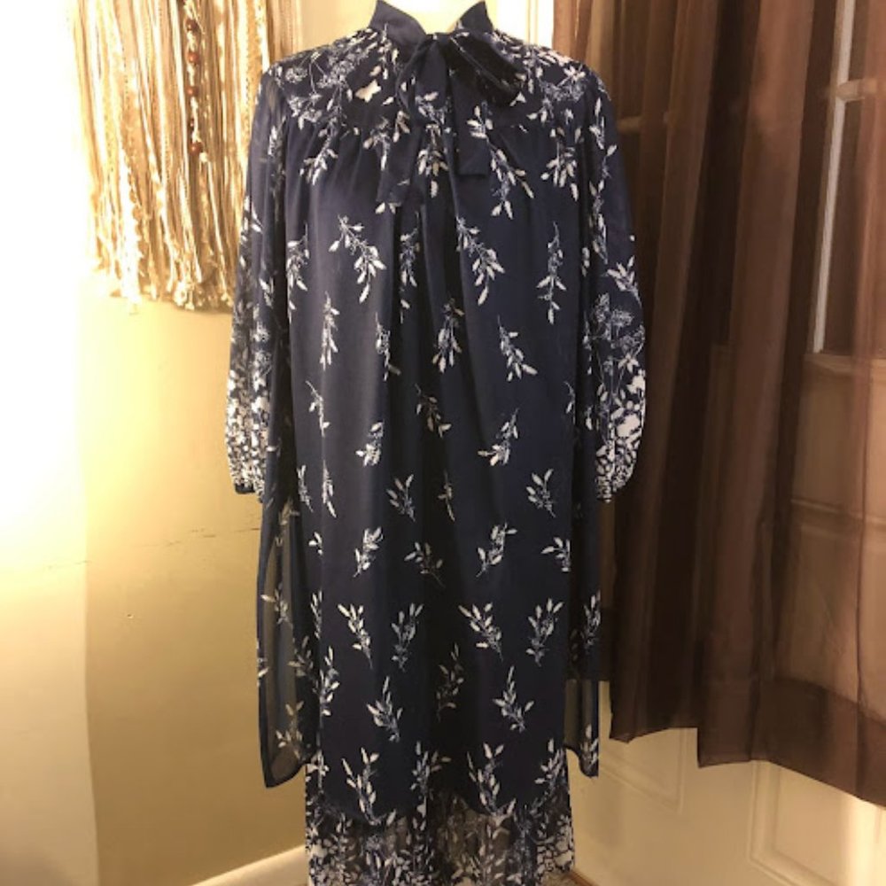 Womens vintage two piece dress - Risa Ann size 24&1/2